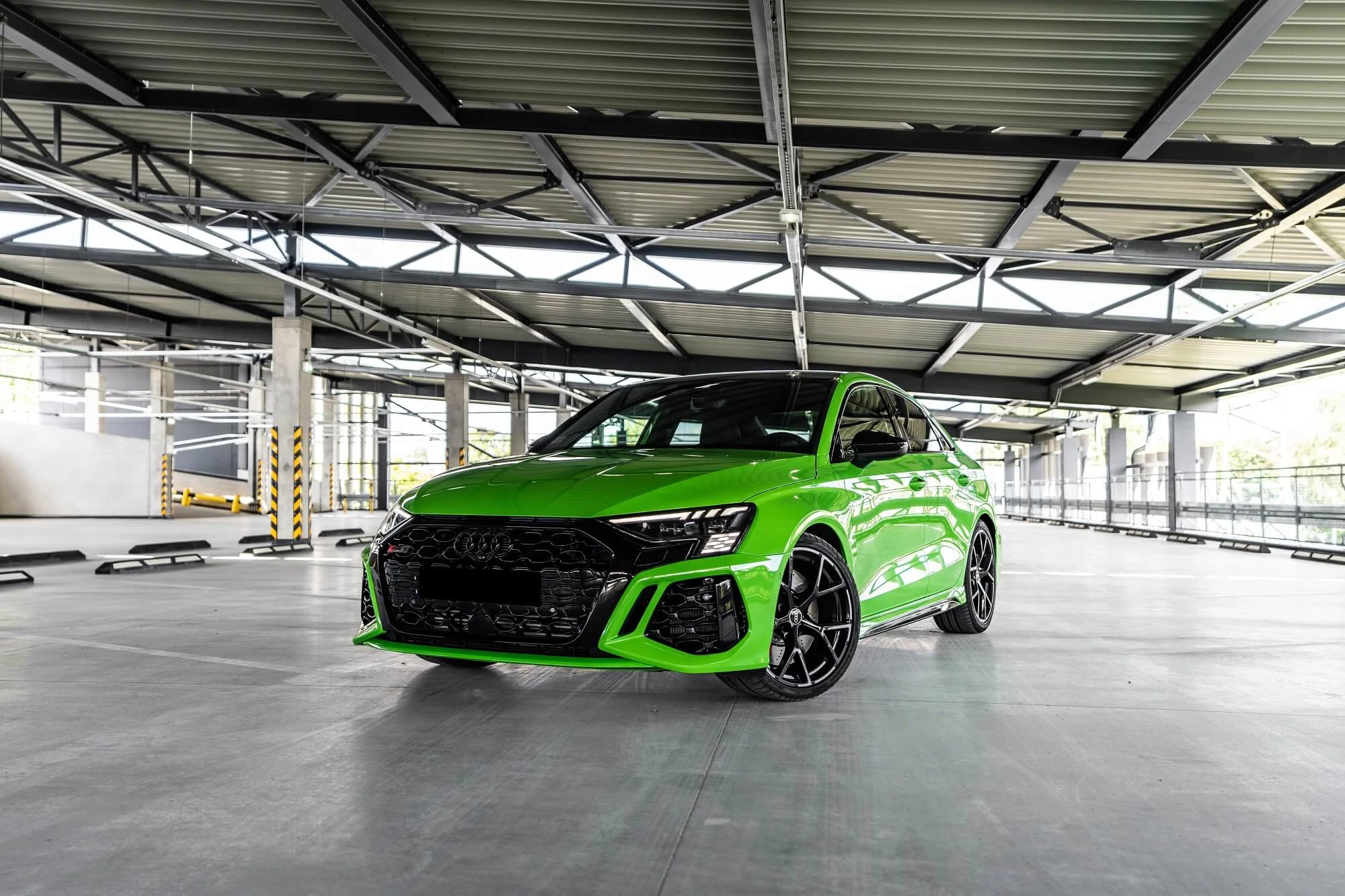 奥迪-RS3-Sedan-Green
