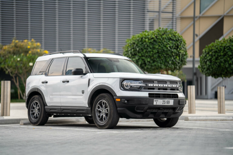 Rent Ford Bronco Sport White in Dubai - SUV - Octane Luxury Car Rental