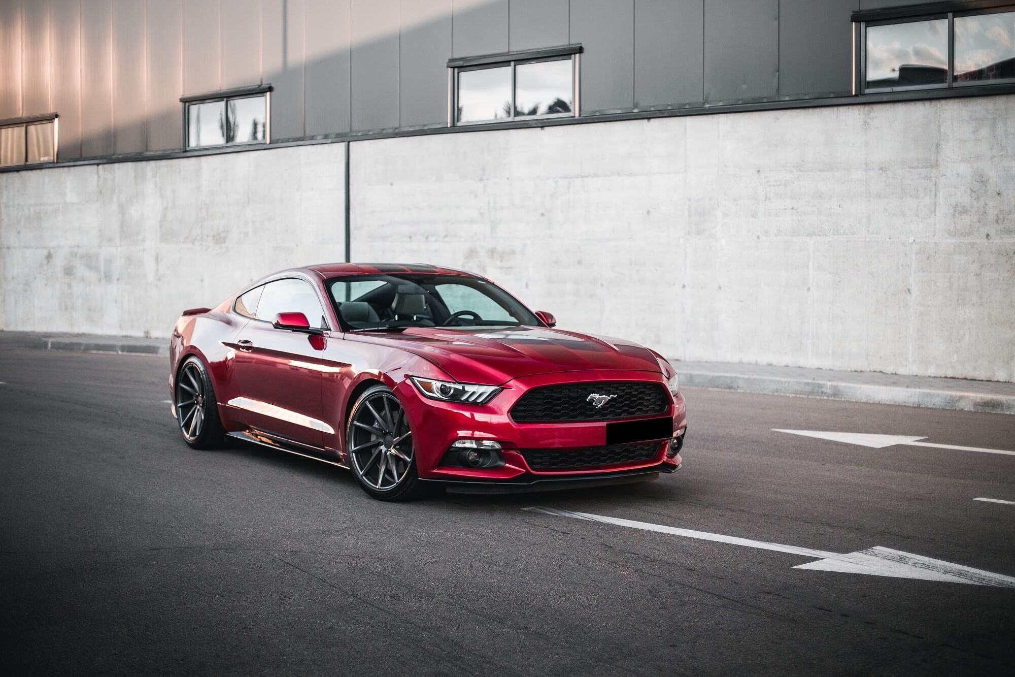 Rent Ford Mustang Coupe Red In Dubai - Octane Luxury Car Rental Dubai