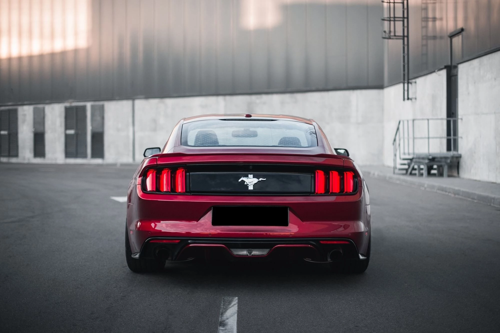 Ford Mustang Coupé Rød