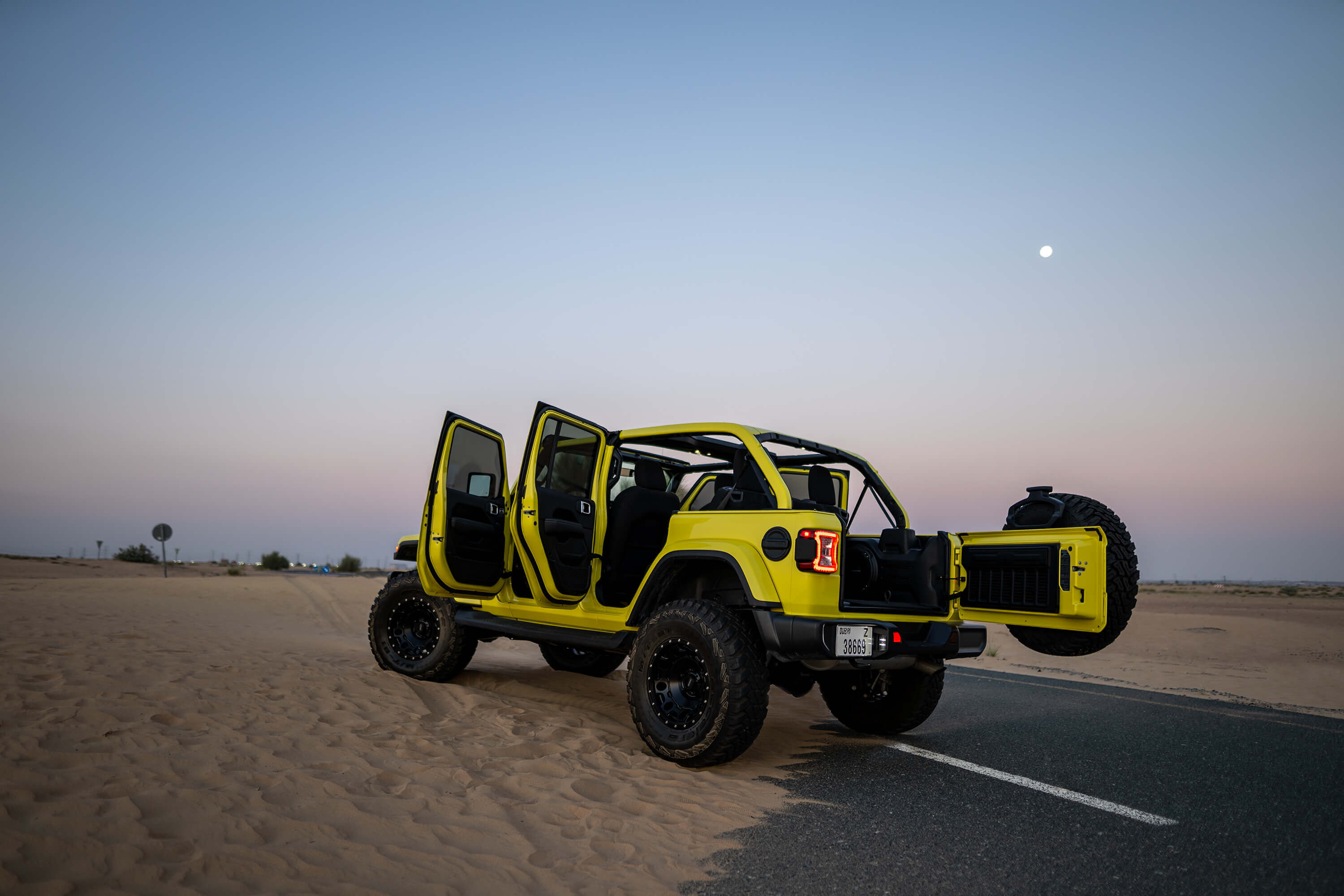 Jeep Wrangler Yellow