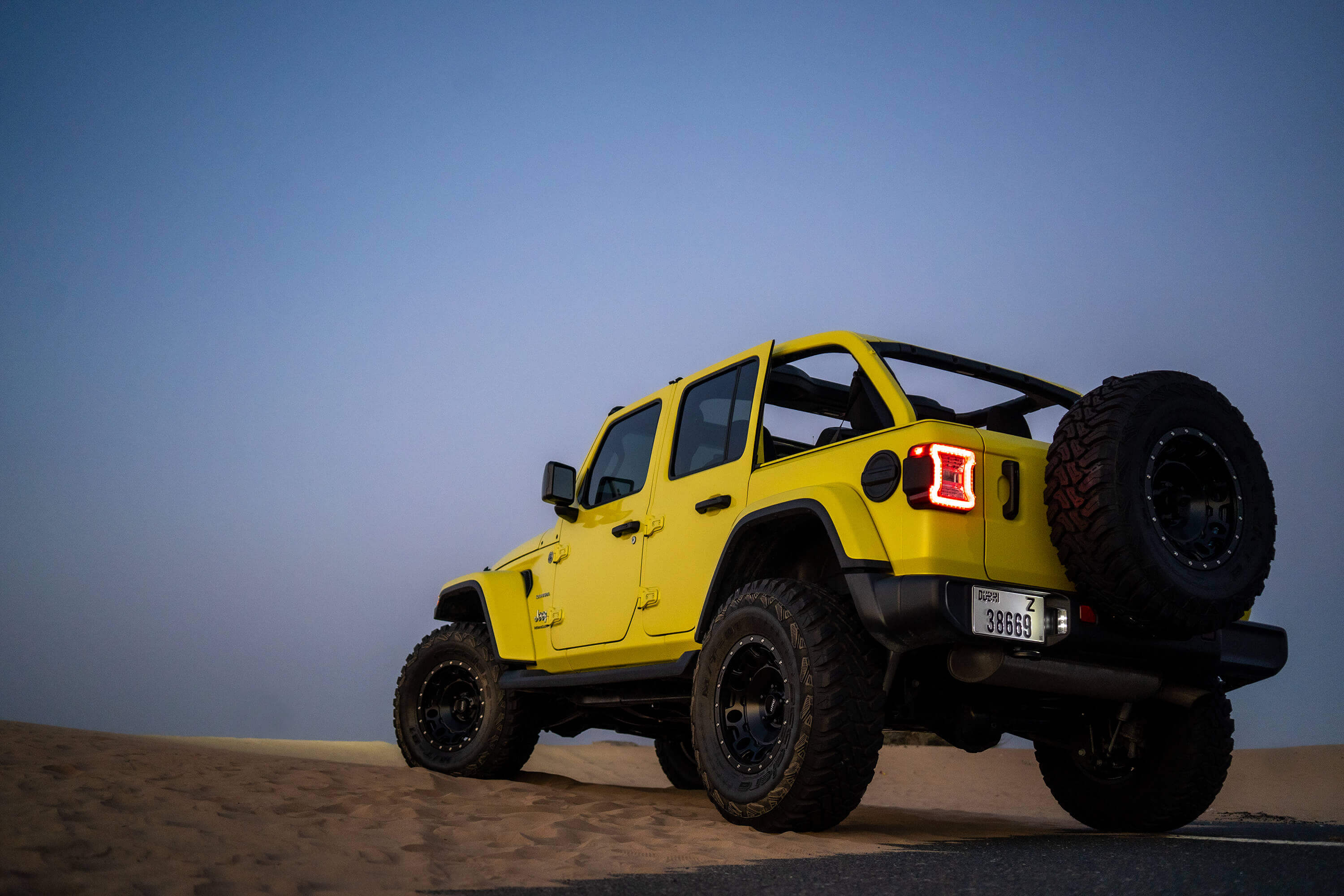 Jeep Wrangler Yellow
