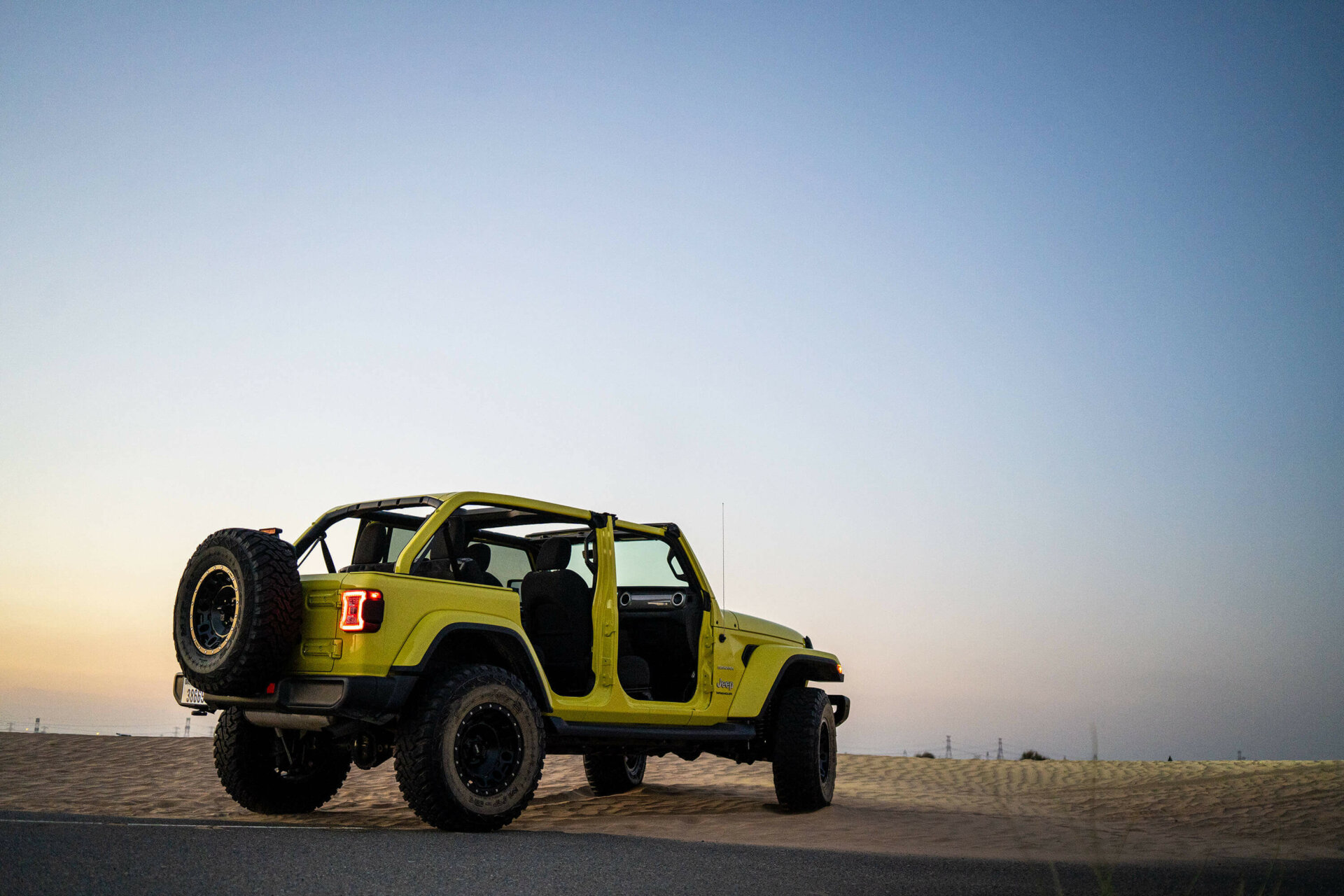 Jeep Wrangler Yellow