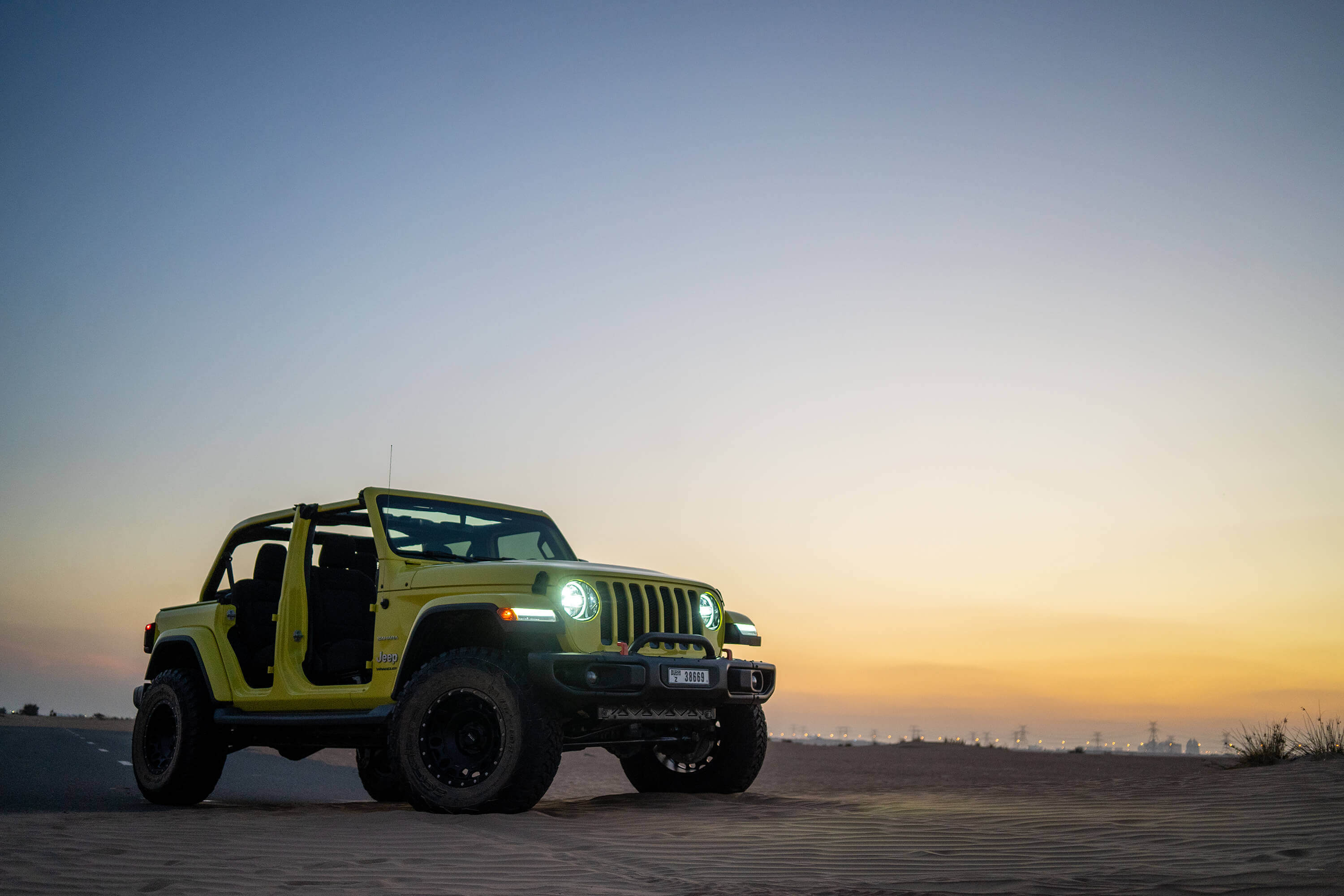 Jeep Wrangler Yellow