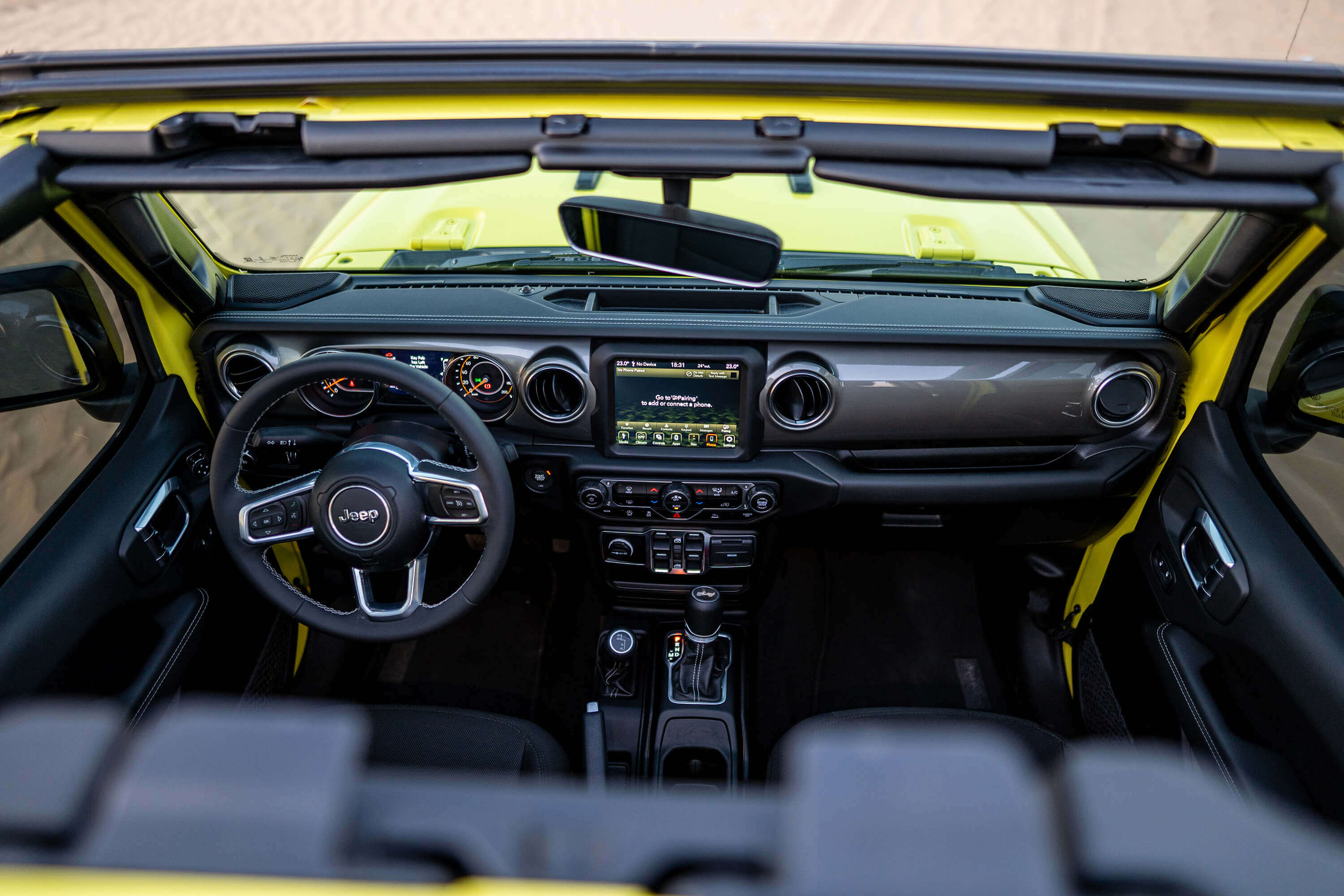 Jeep Wrangler Yellow