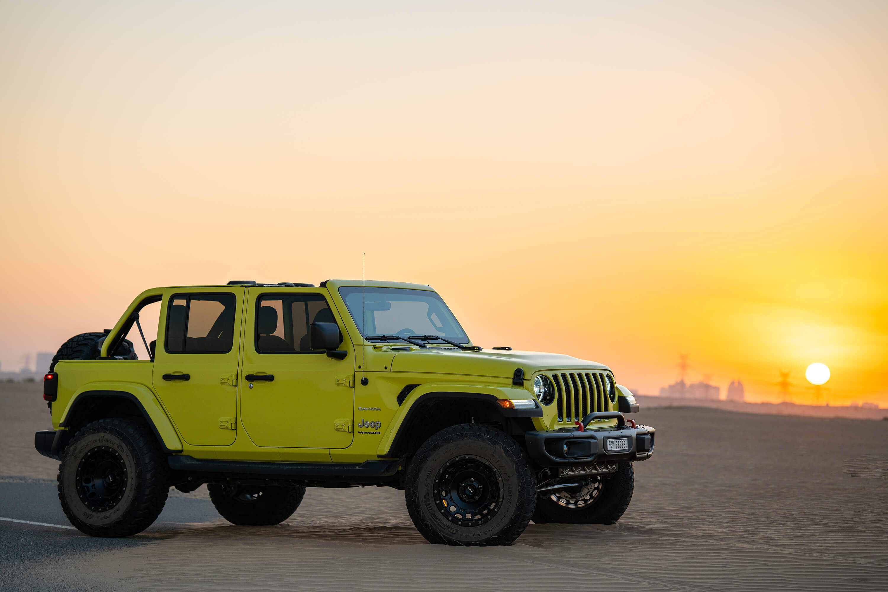 Jeep Wrangler Yellow