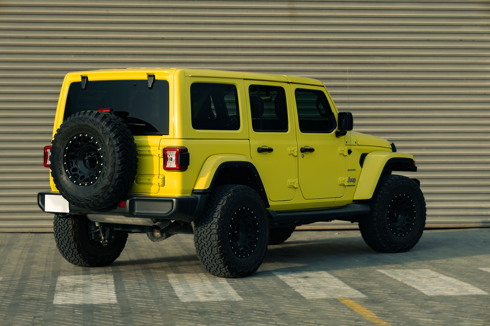 Jeep Wrangler Yellow