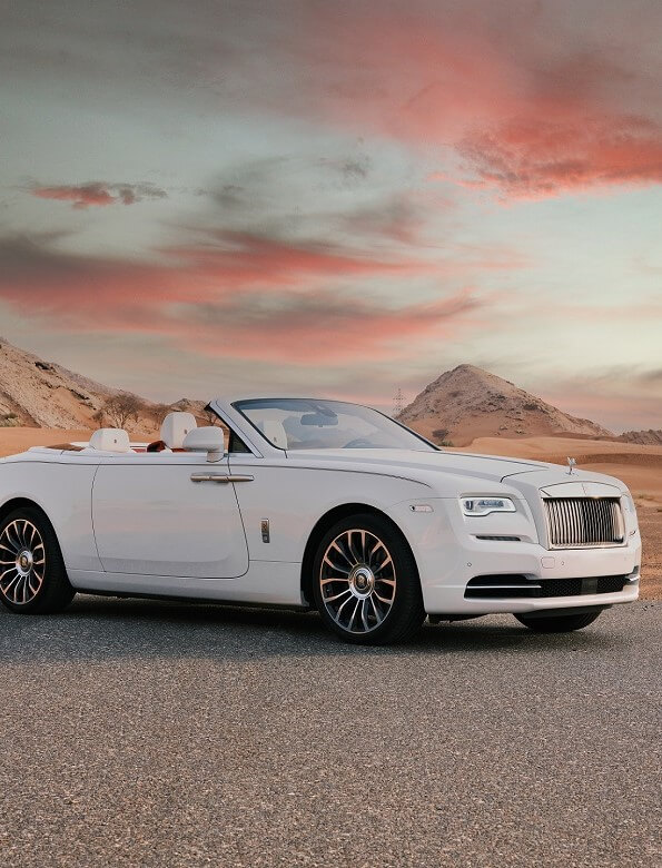 Hyr Rolls Royce Dawn i Dubai