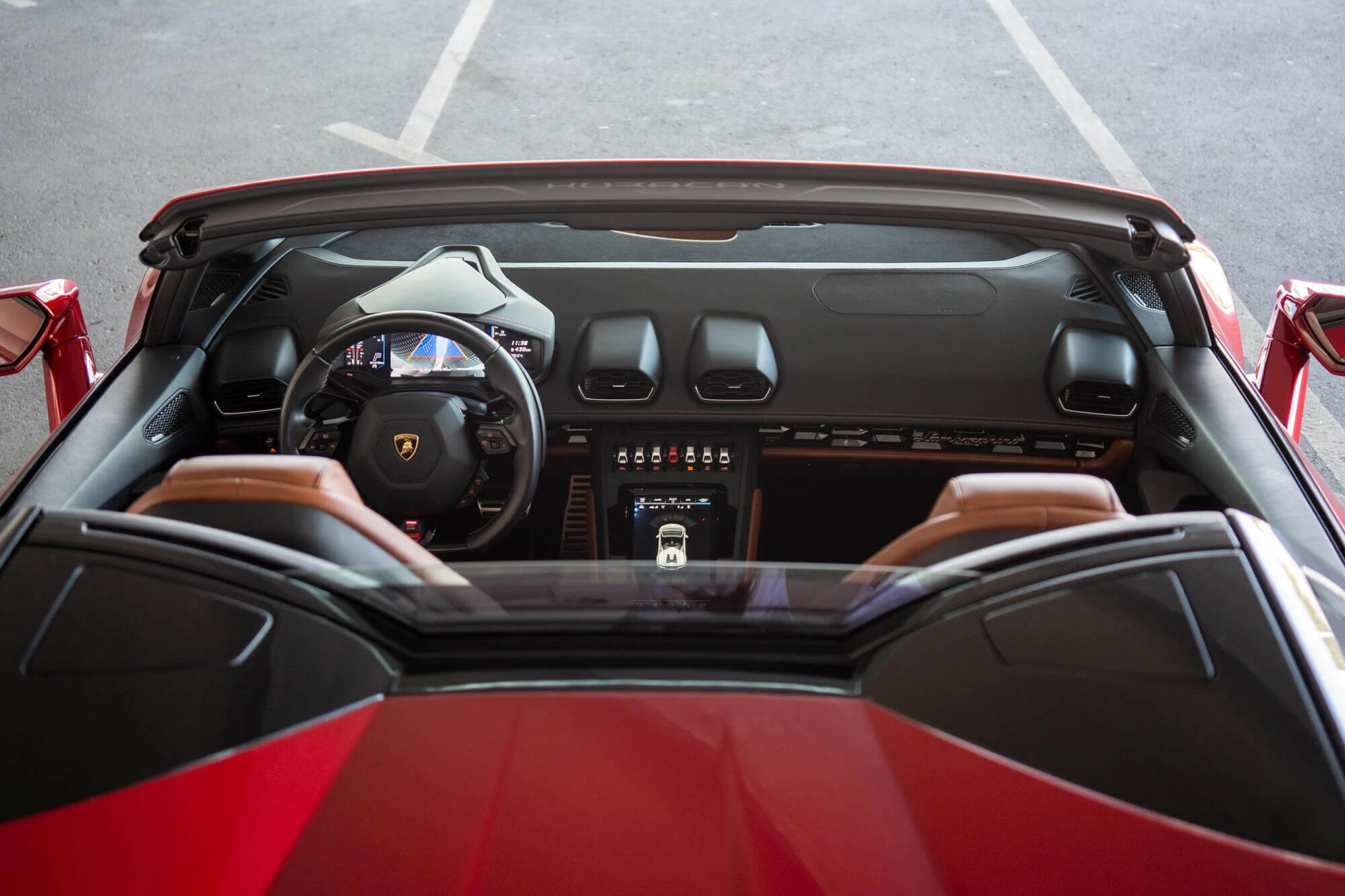 Lamborghini Huracan EVO Spyder Kırmızı