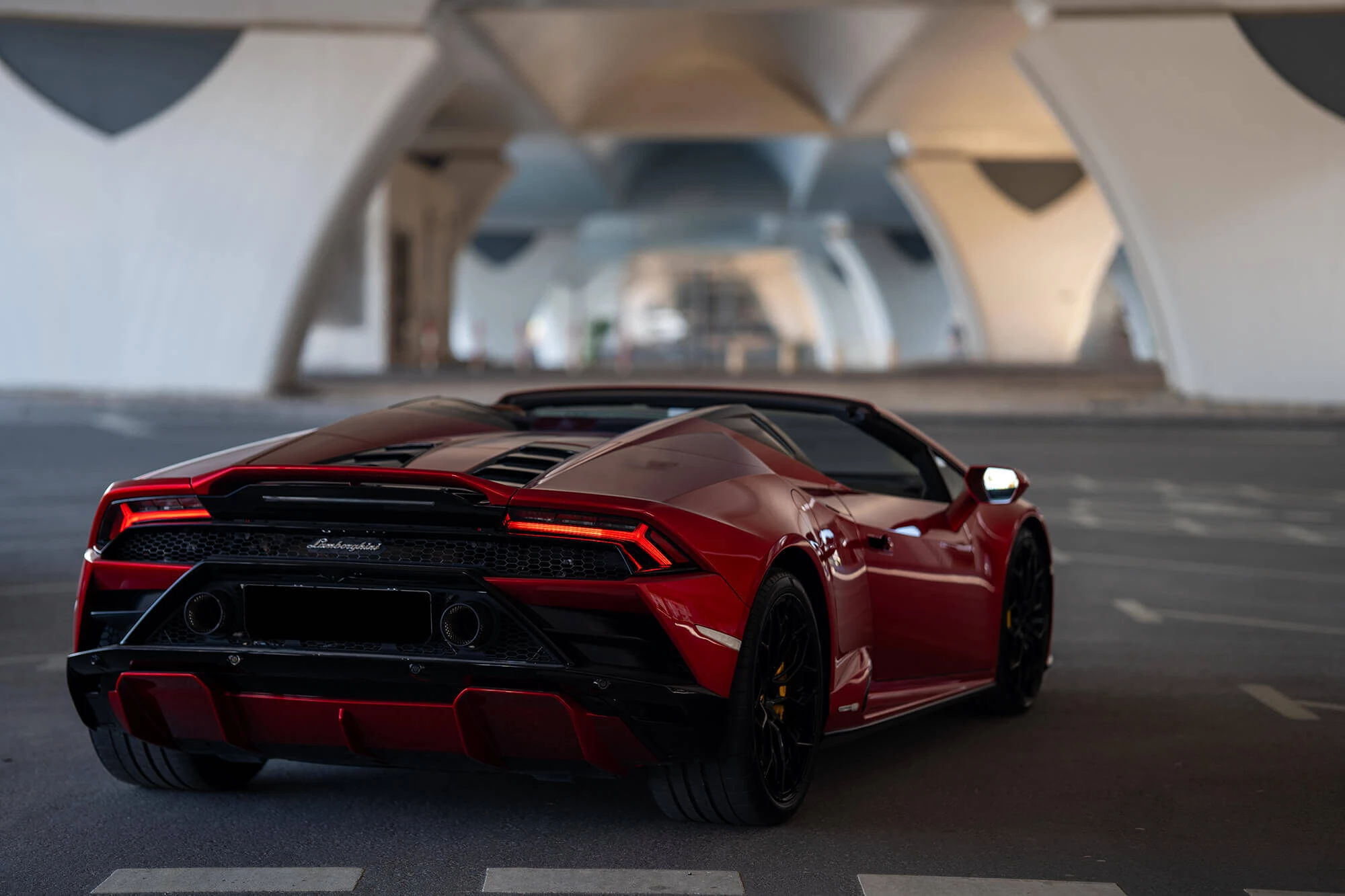 Lamborghini Huracan EVO Spyder Rood