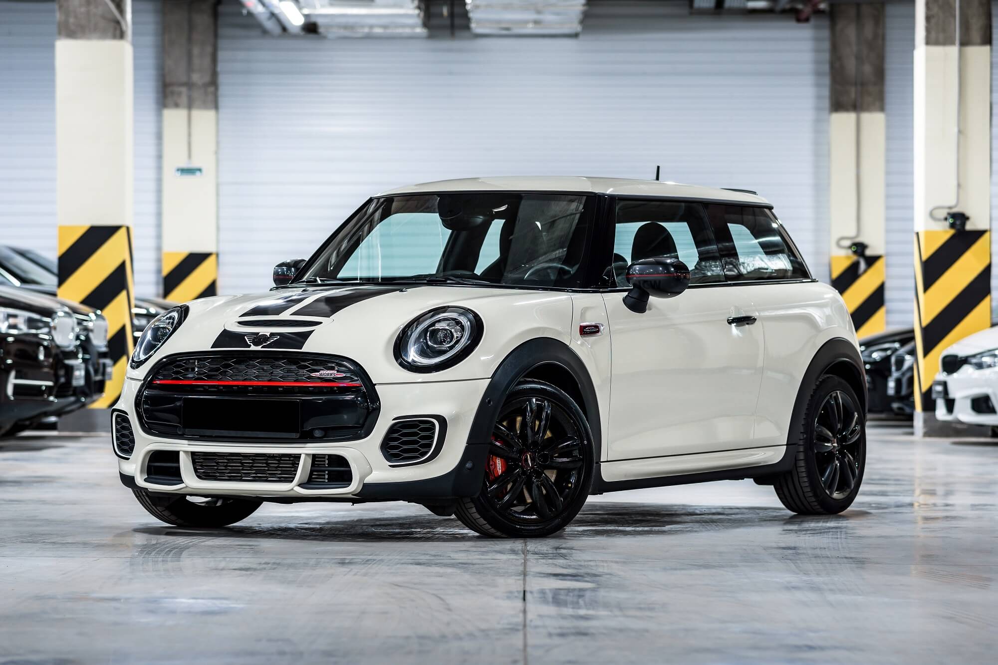 Rent Mini hatch john cooper works ivory in Dubai - Coupe - Octane ...