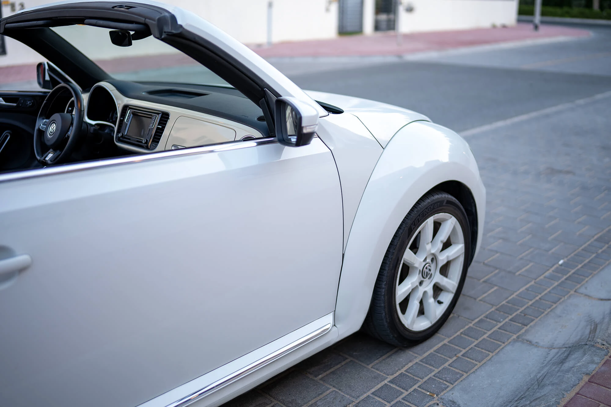 Volkswagen Beetle Cabriolet Hvid