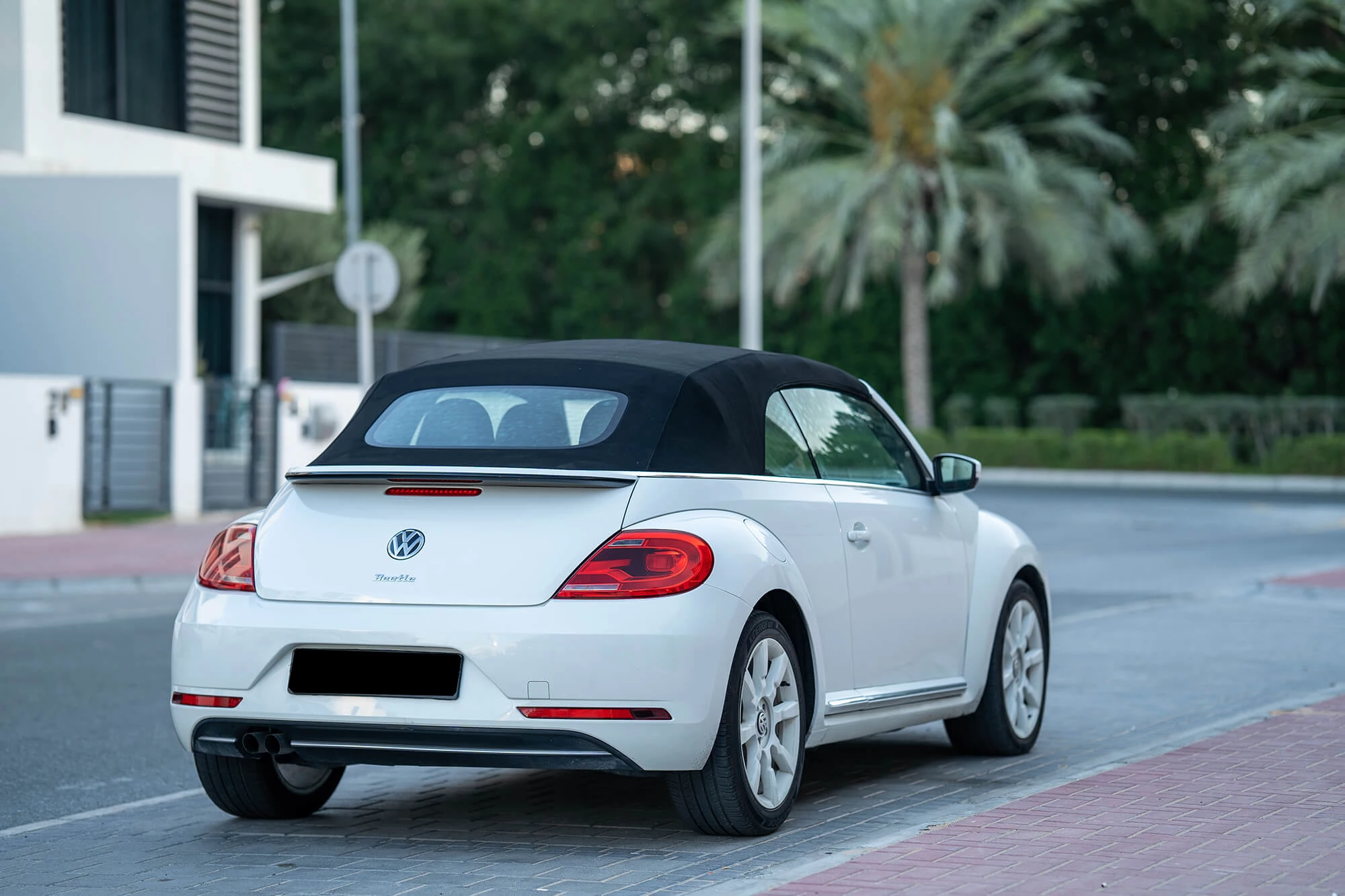 Volkswagen Escarabajo Descapotable Blanco