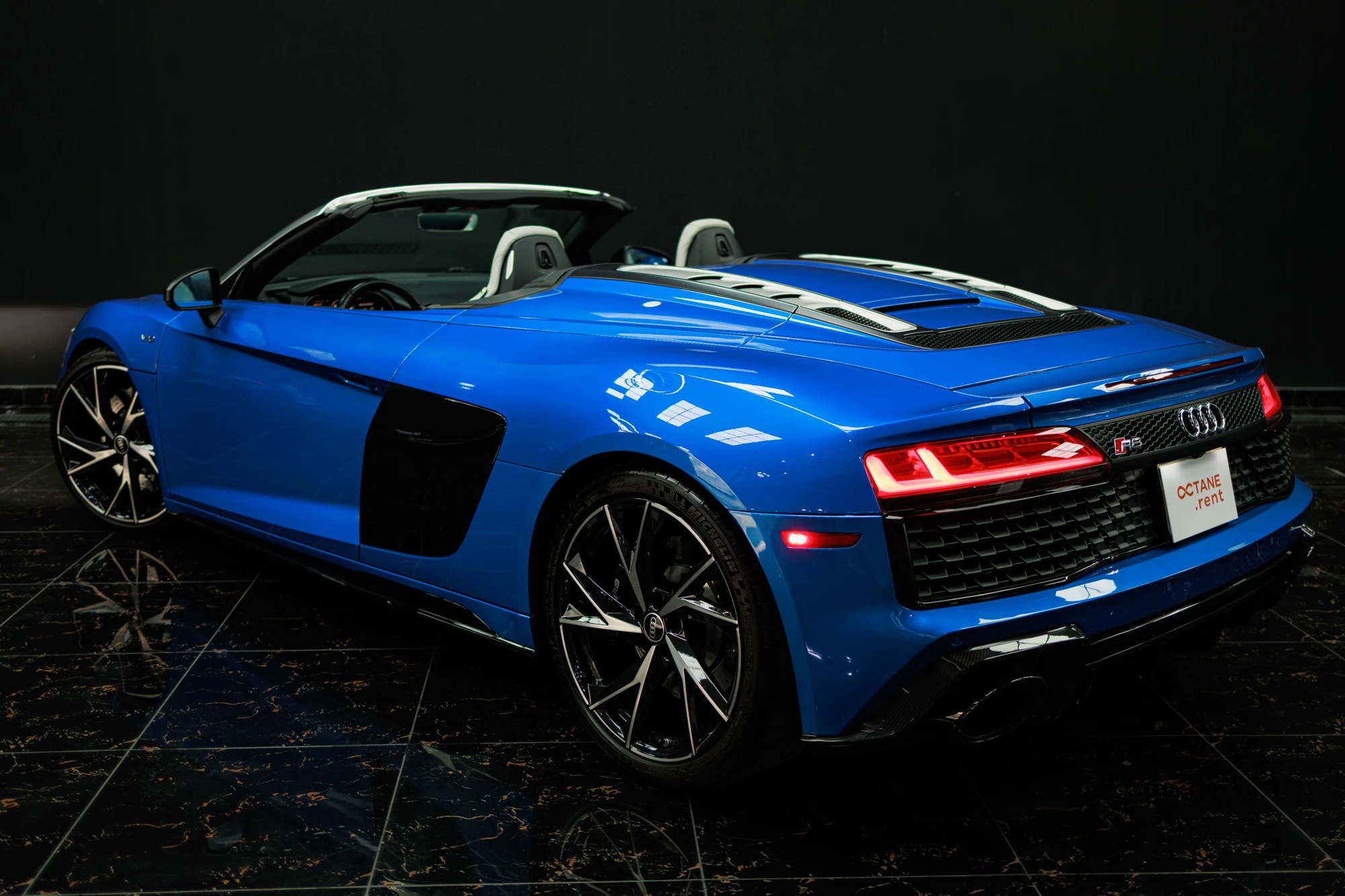Audi R8 Spyder Azul Audi R8 Spyder Azul