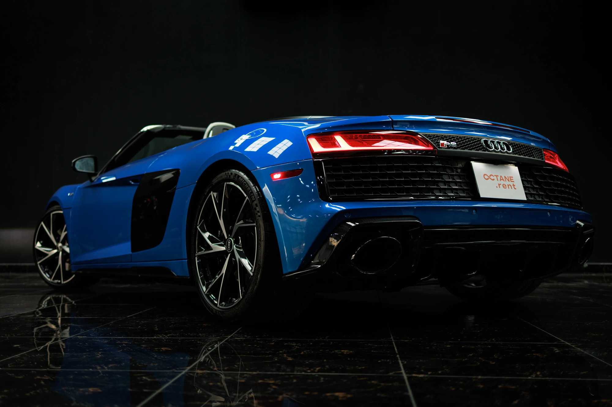 Audi R8 Spyder Azul Audi R8 Spyder Azul