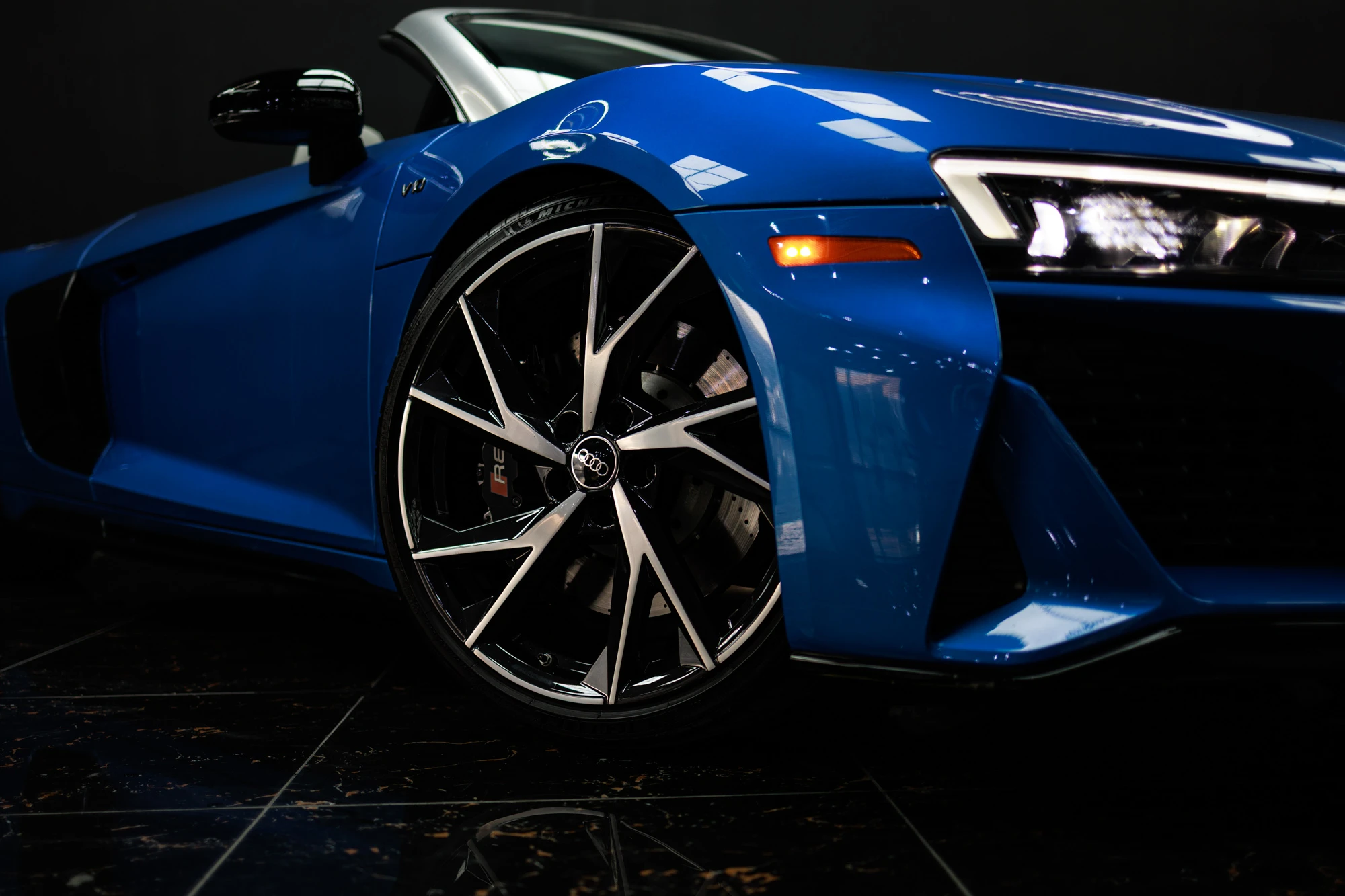 Audi R8 Spyder Azul Audi R8 Spyder Azul