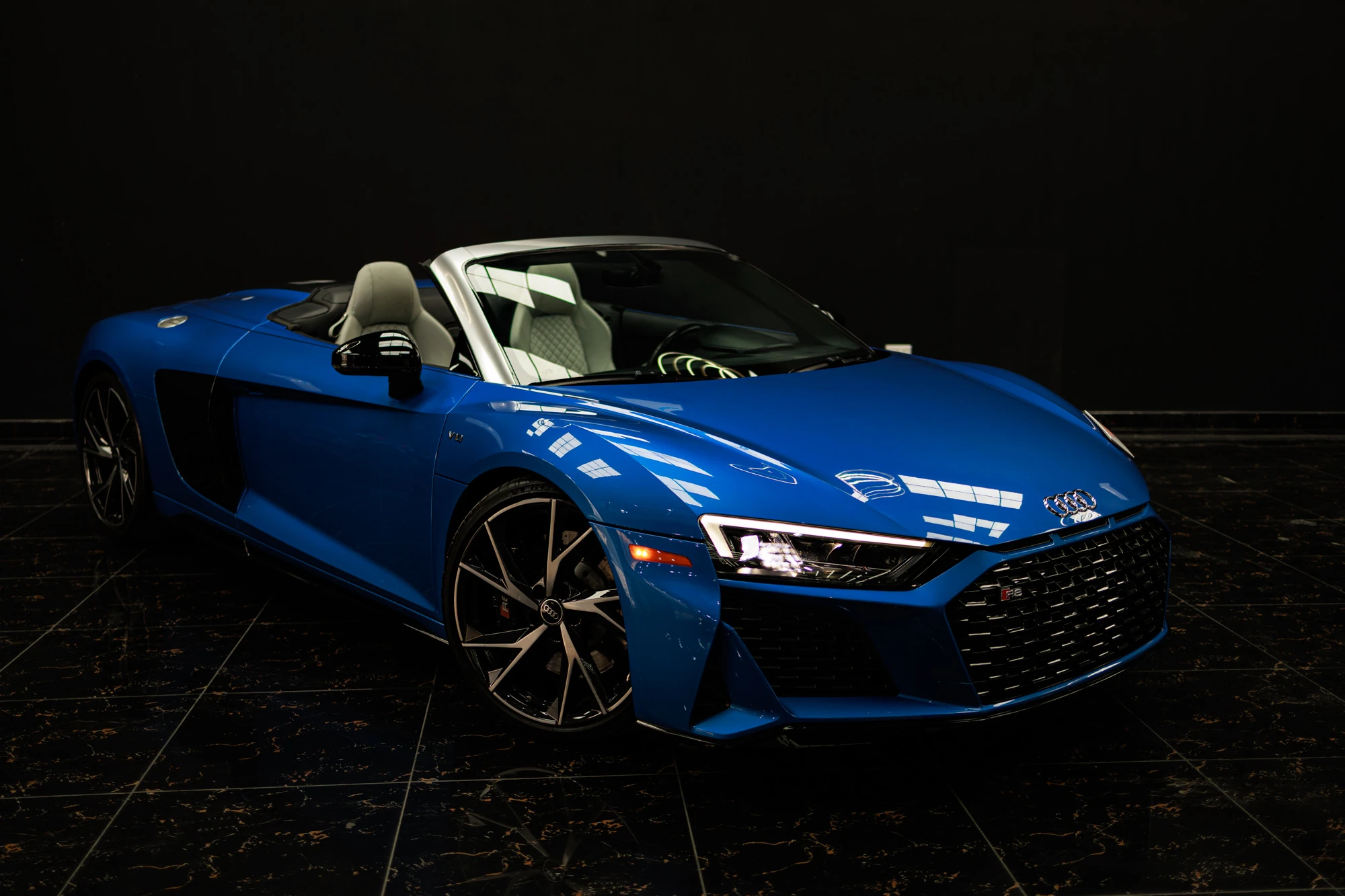 Audi R8 Spyder Azul Audi R8 Spyder Azul