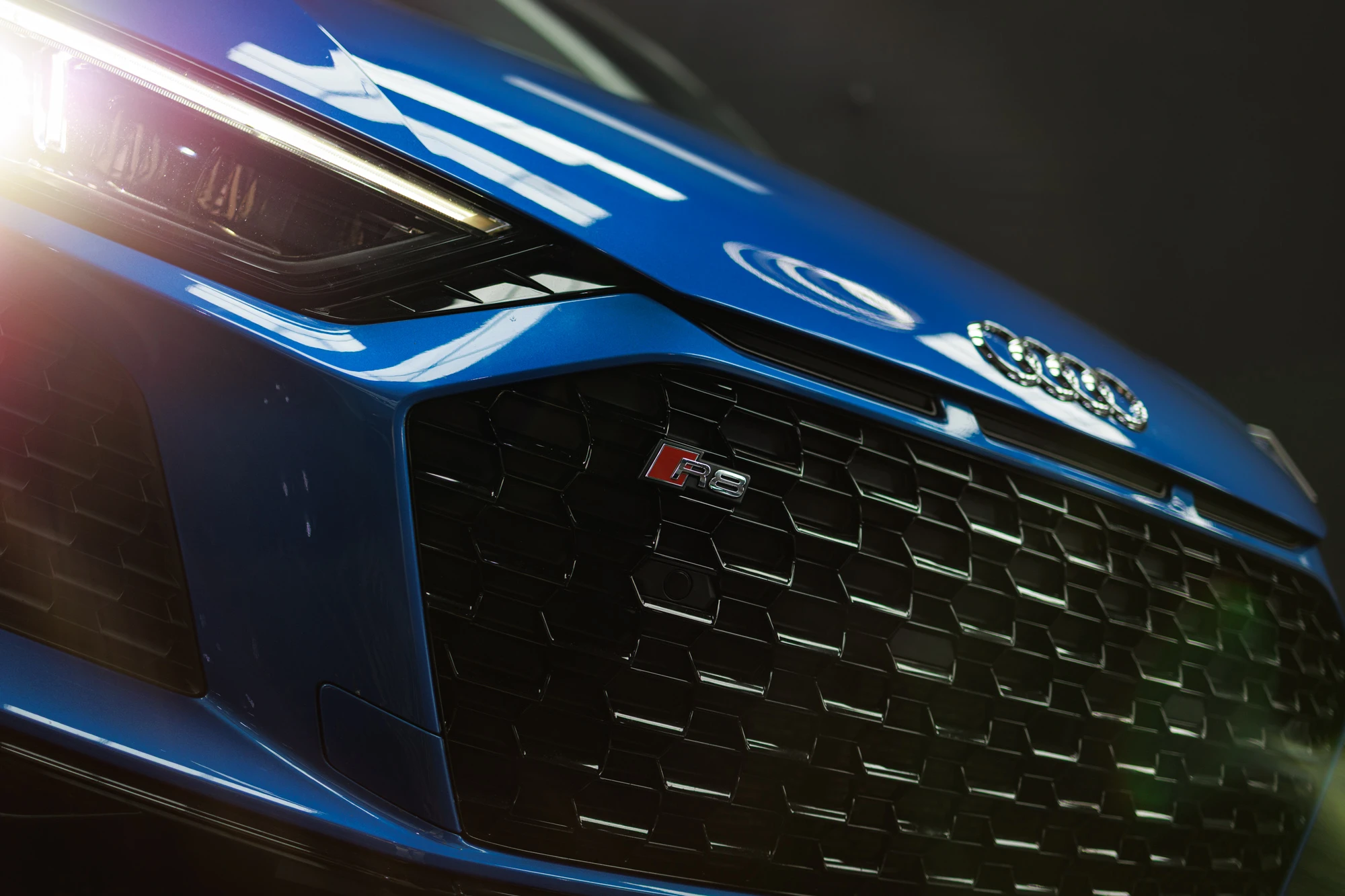 Audi R8 Spyder Azul Audi R8 Spyder Azul