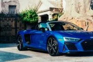 Audi R8 Spyder Blau Audi R8 Spyder Blau