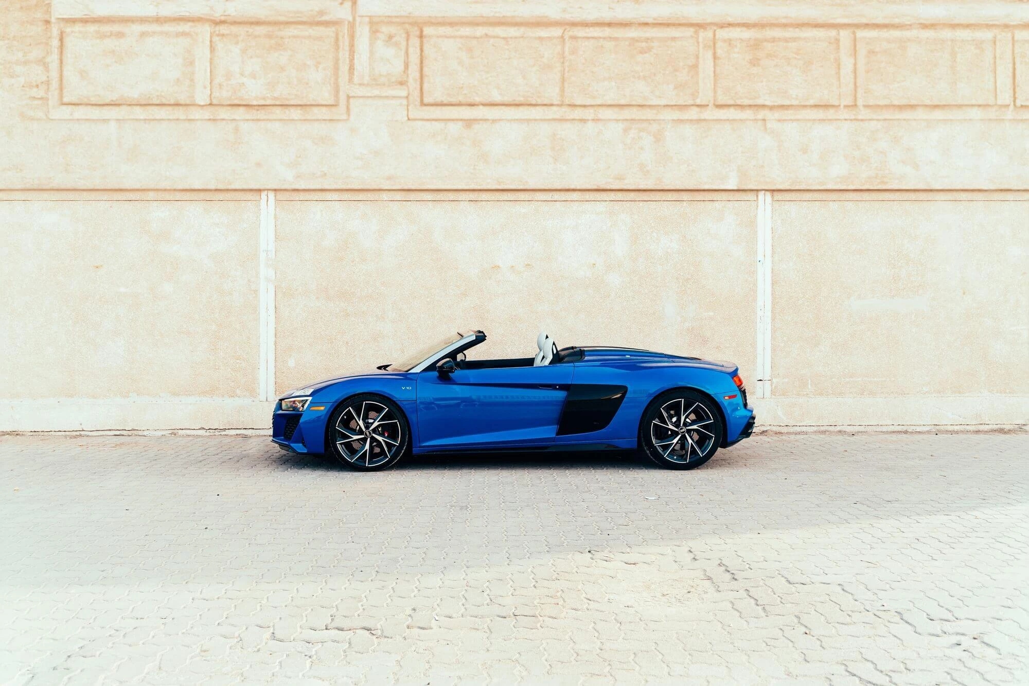 Audi R8 Spyder Blauw