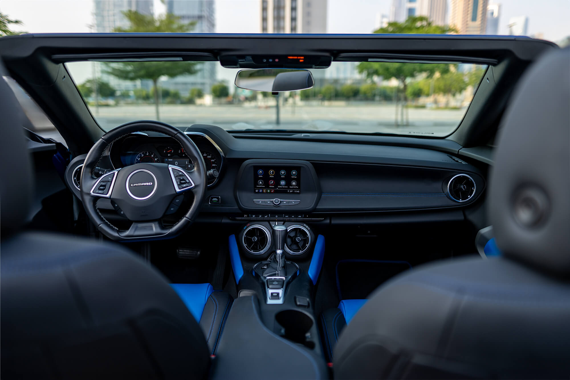 Chevrolet Camaro Convertible Blue