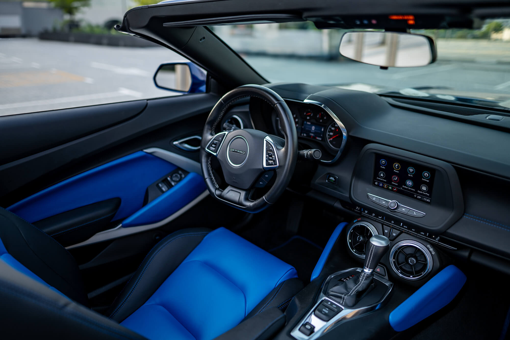 Chevrolet Camaro Convertible Blue