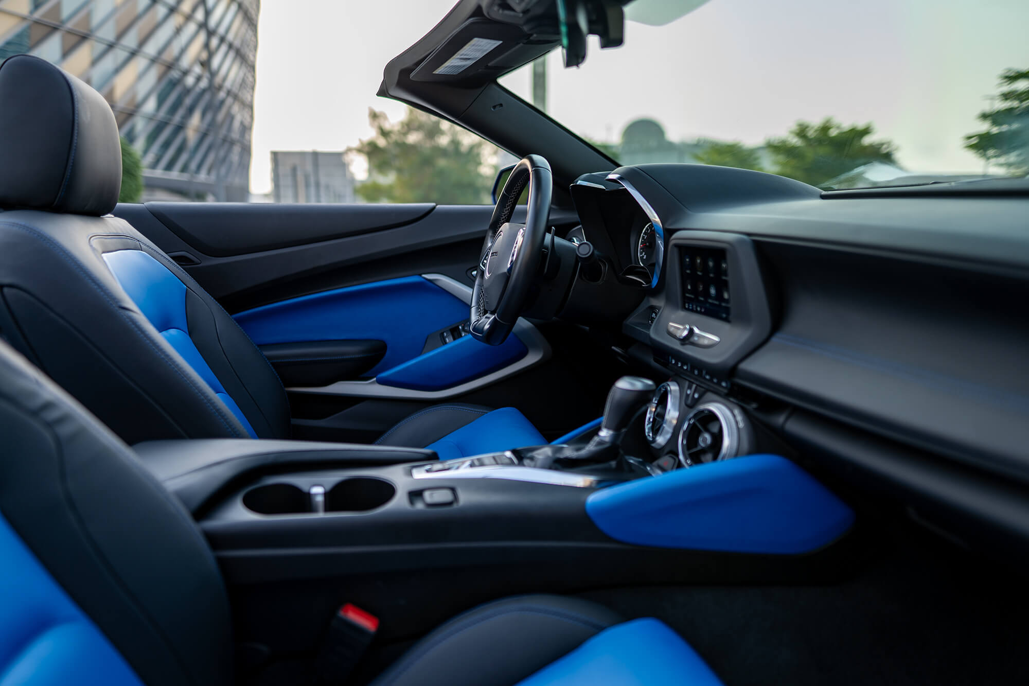Chevrolet Camaro Convertible Blue