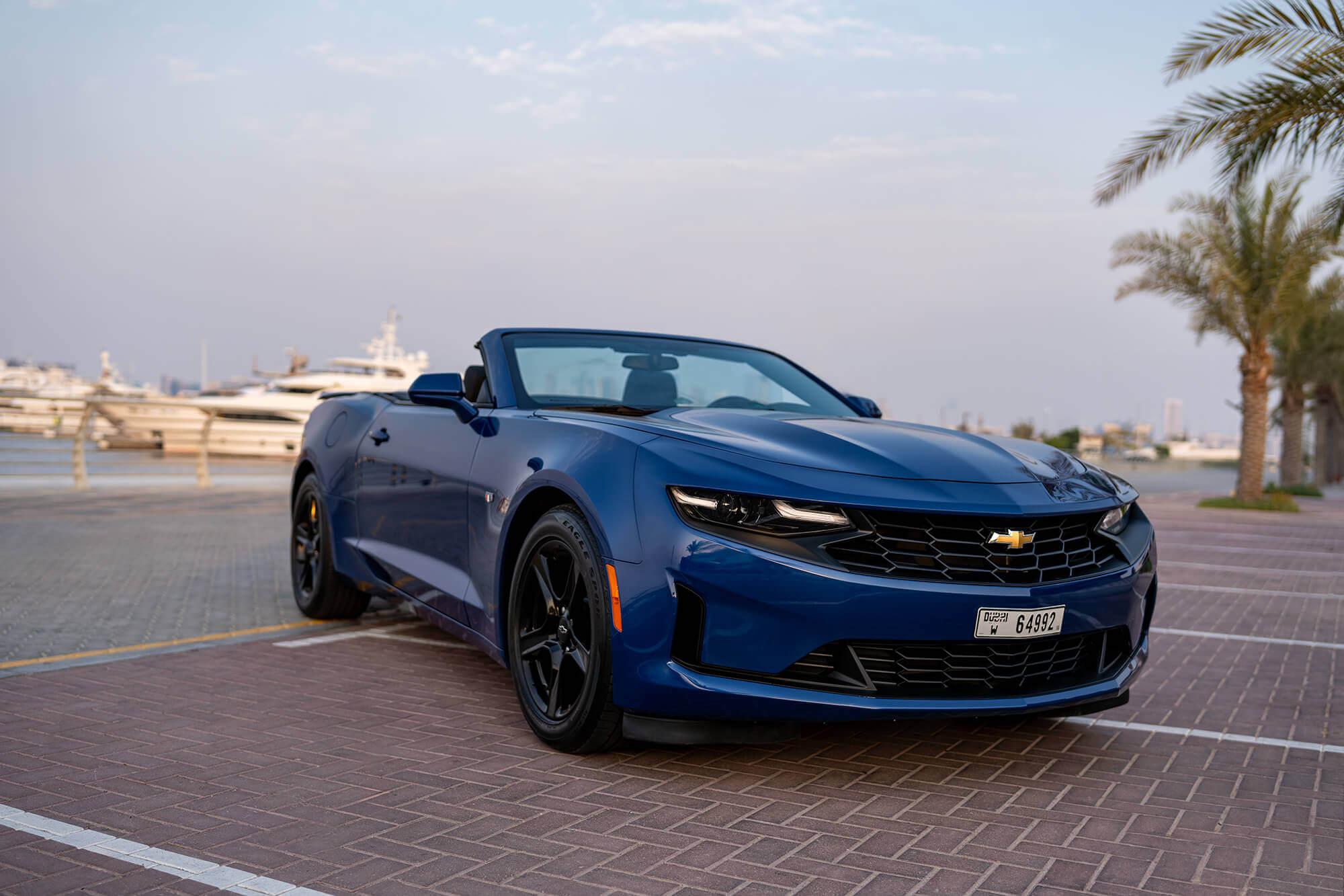 Chevrolet Camaro Convertible Blue