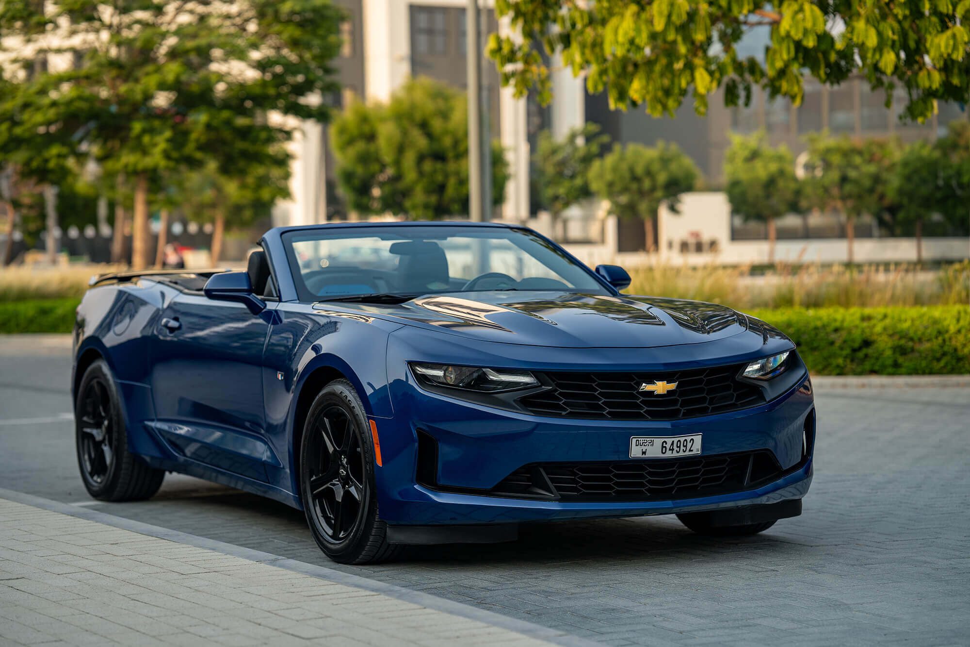 Chevrolet Camaro Convertible Blue
