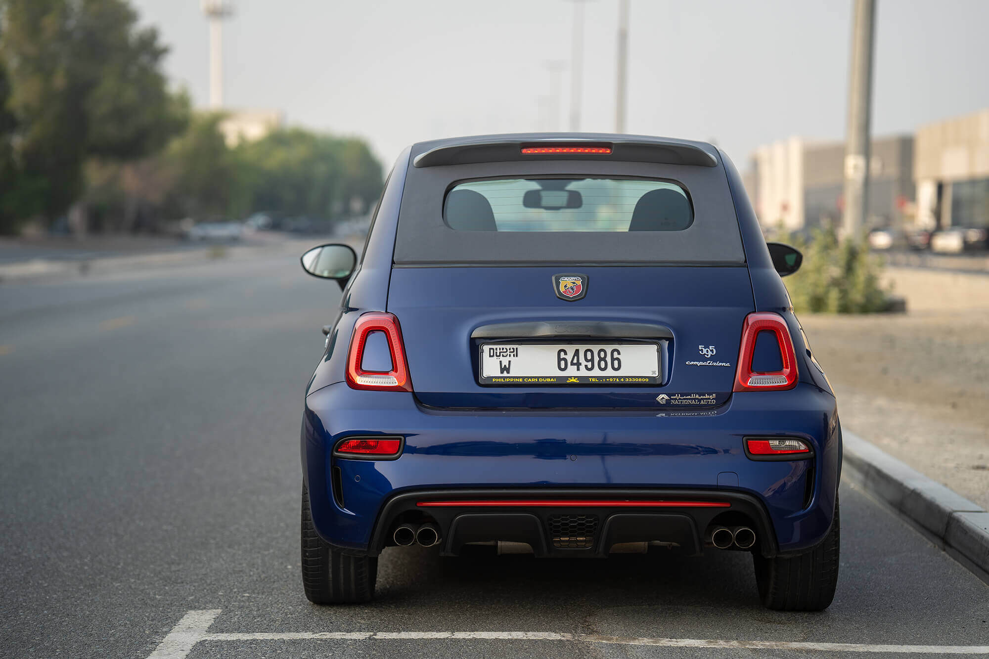 Abarth 595 Competizione Azul