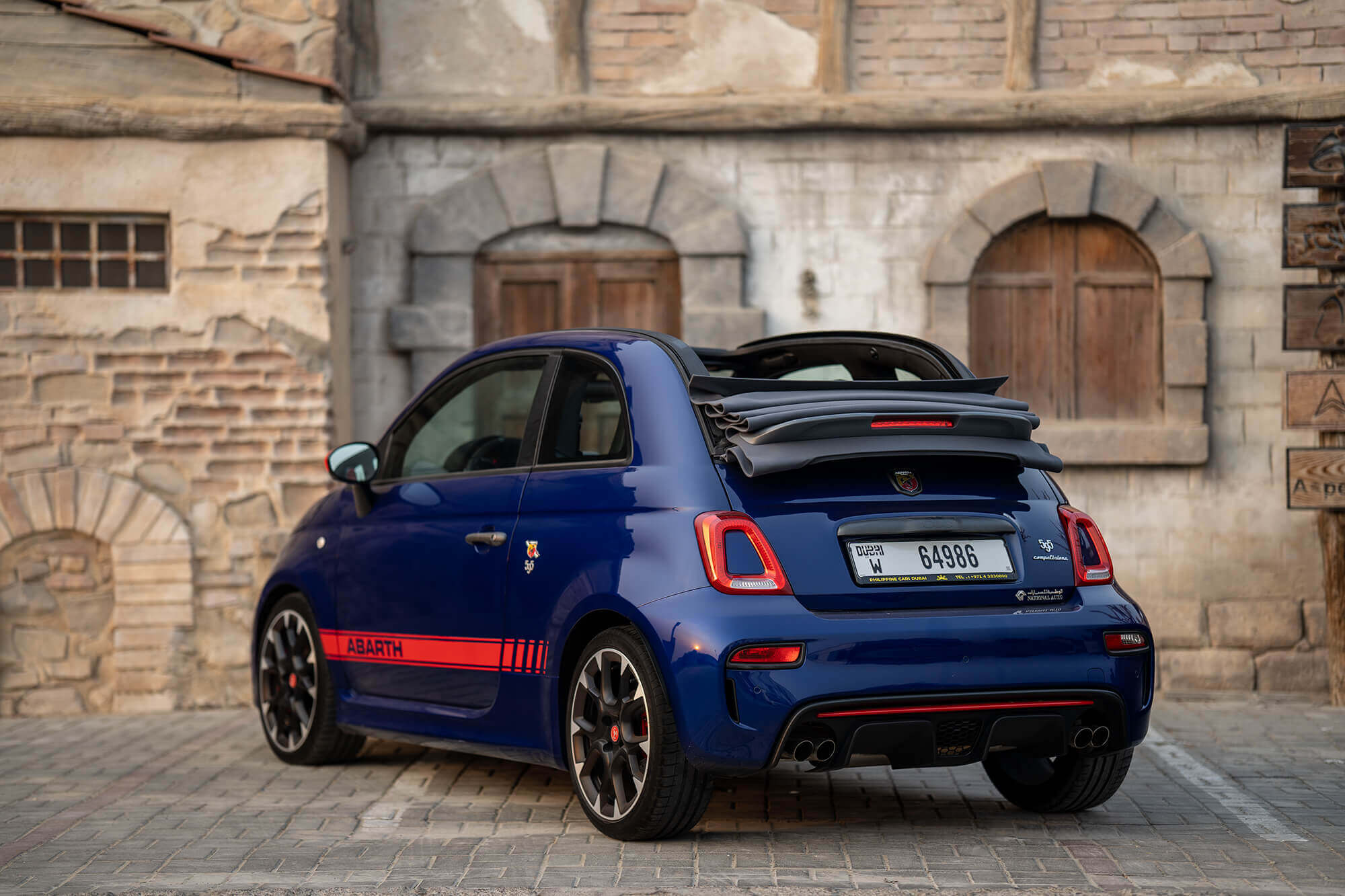 Abarth 595 Competizione Azul
