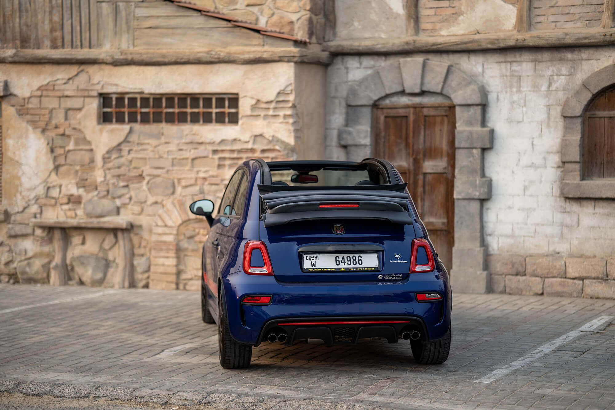 Abarth 595 Competizione Azul