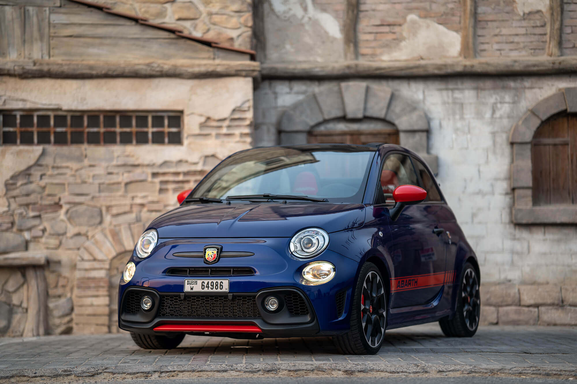 Rent Abarth 595 Competizione Blue in Dubai - Convertible - Octane ...