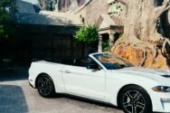 Ford Mustang Cabriolet Hvid Ford Mustang Cabriolet Hvid