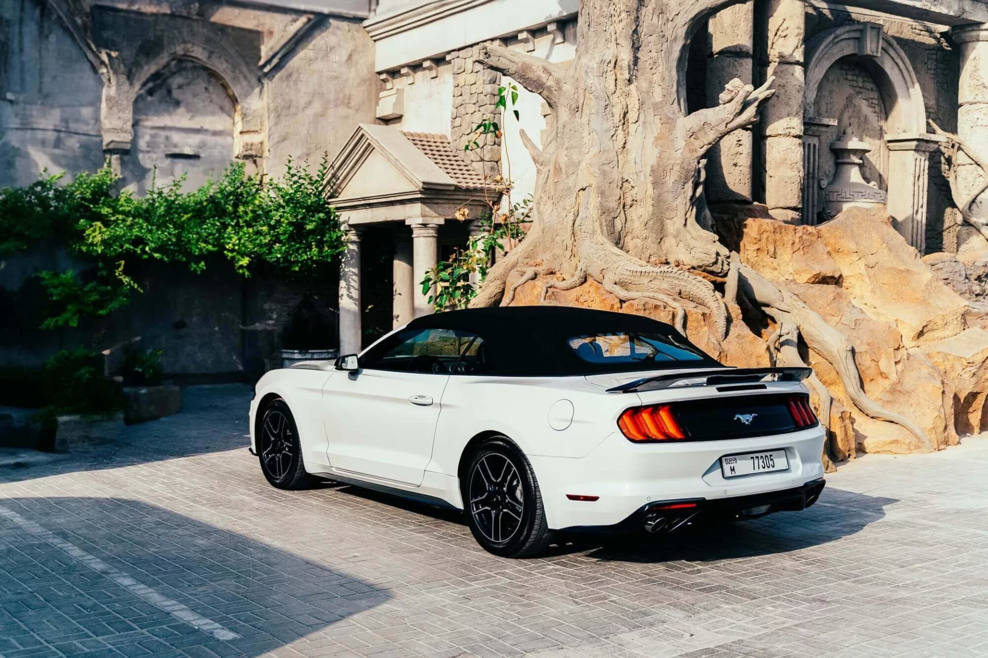 Ford Mustang Cabriolet Hvid