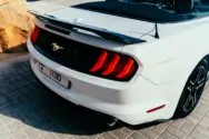 Ford Mustang Cabriolet Hvid Ford Mustang Cabriolet Hvid