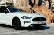 Ford Mustang Cabriolet Hvid Ford Mustang Cabriolet Hvid