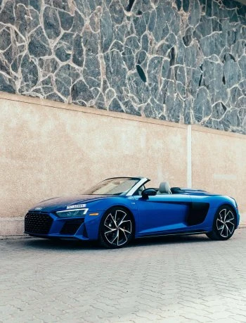 Audi R8 Spyder Blauw