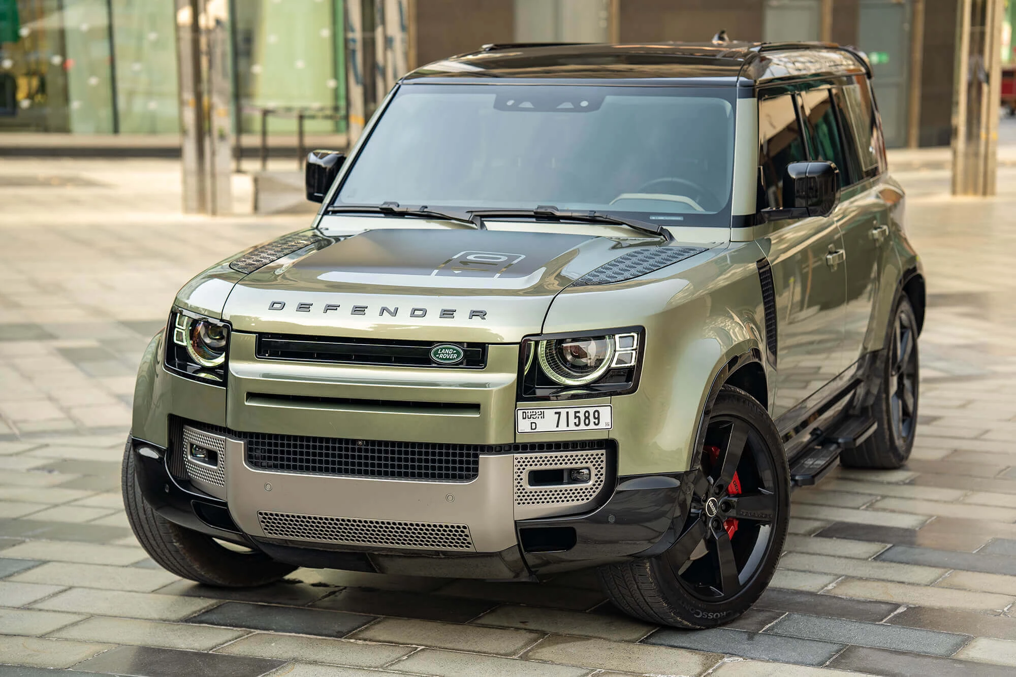 Rent Land Rover Defender 110 Green In Dubai SUV Octane Rent Rent Land Rover Defender 110 Green In Dubai SUV Octane Rent