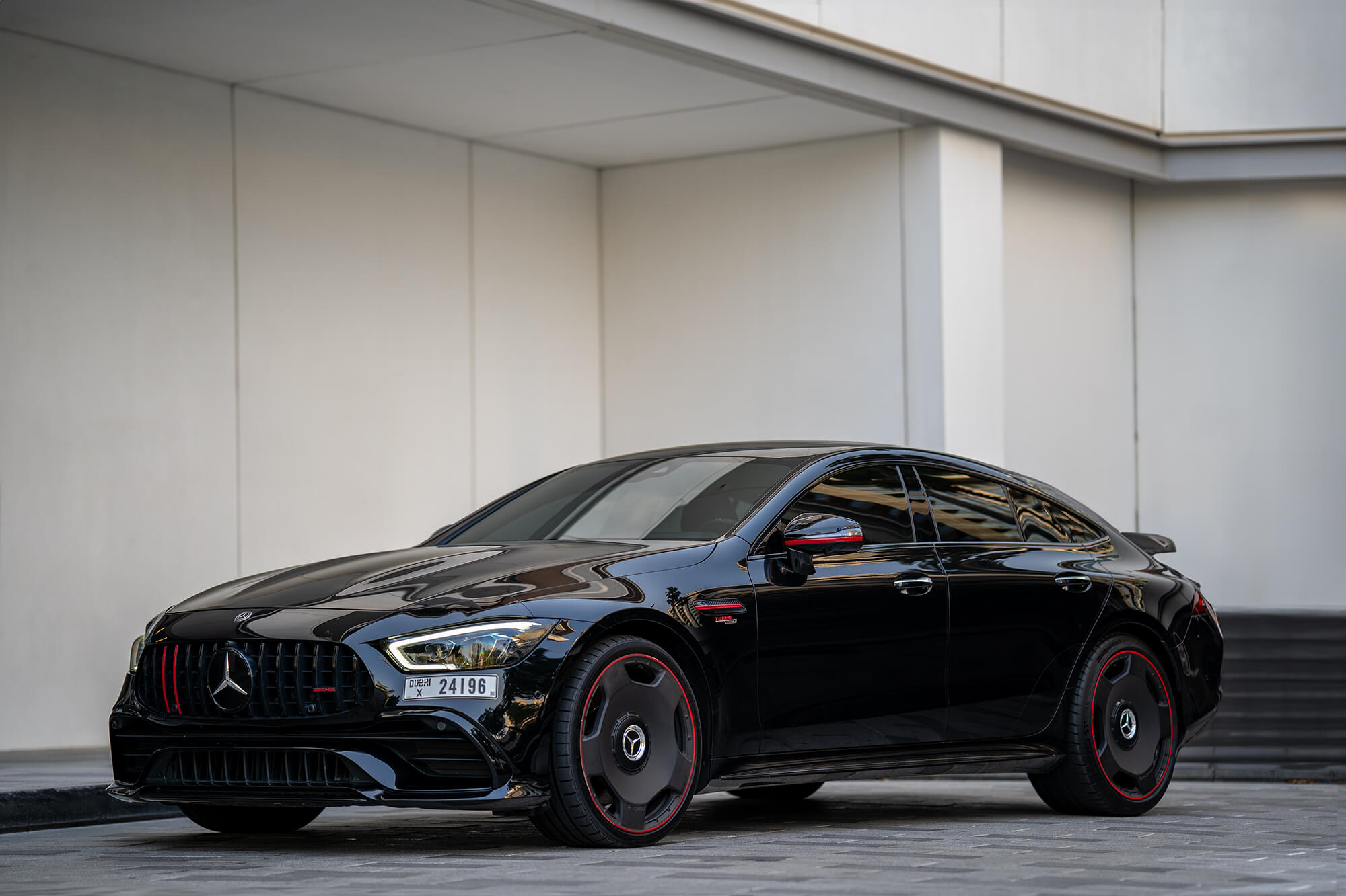 rent mercedes amg gt 53 in Dubai