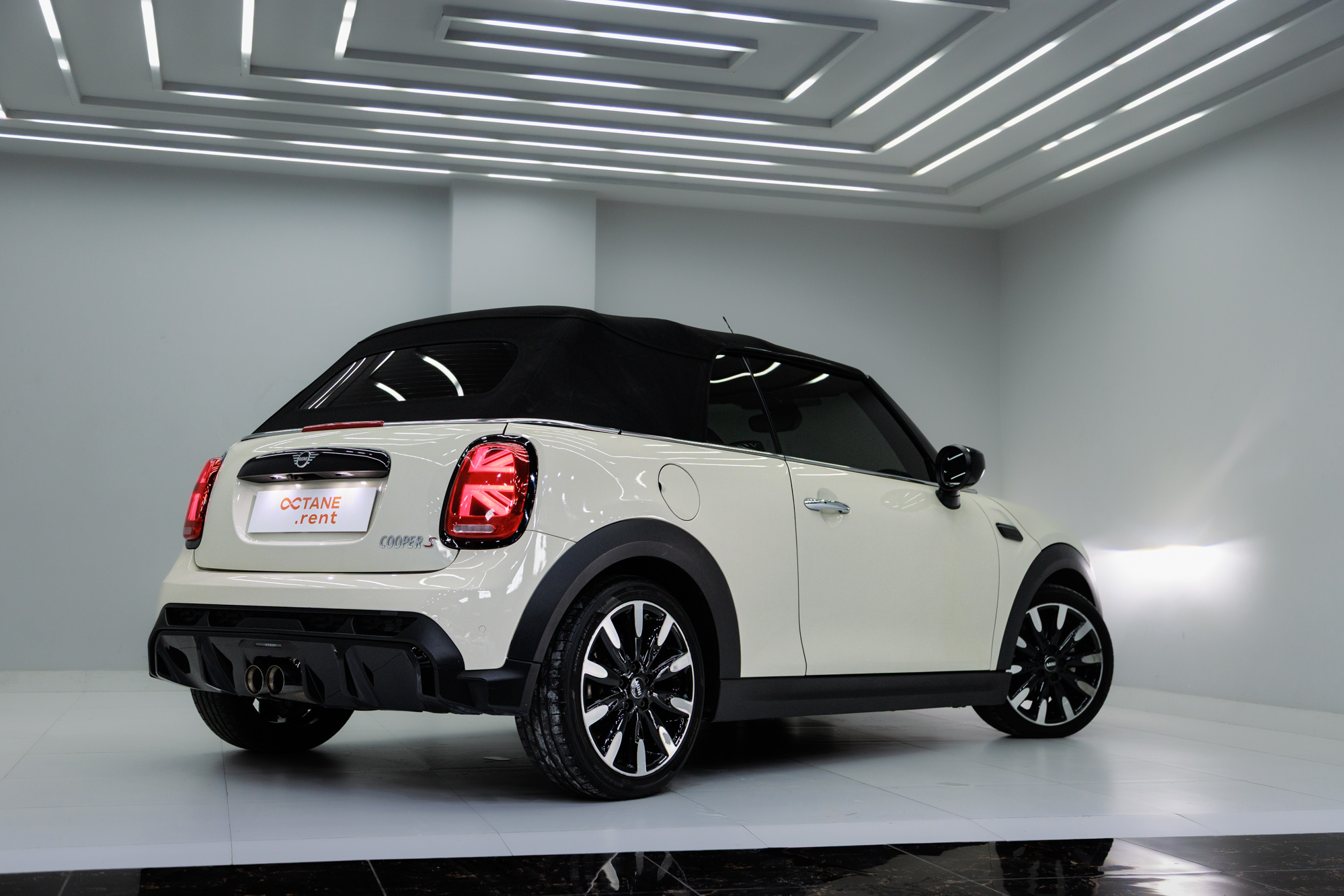 Mini Cooper S Convertible White