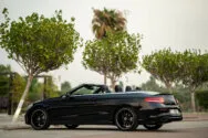 Mercedes C200 Convertible Black Mercedes C200 Convertible Black