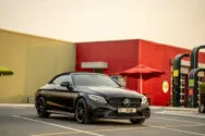 Mercedes C200 Convertible Black Mercedes C200 Convertible Black