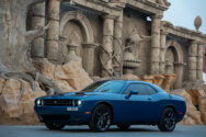 hyra Dodge Challenger Blue i Dubai