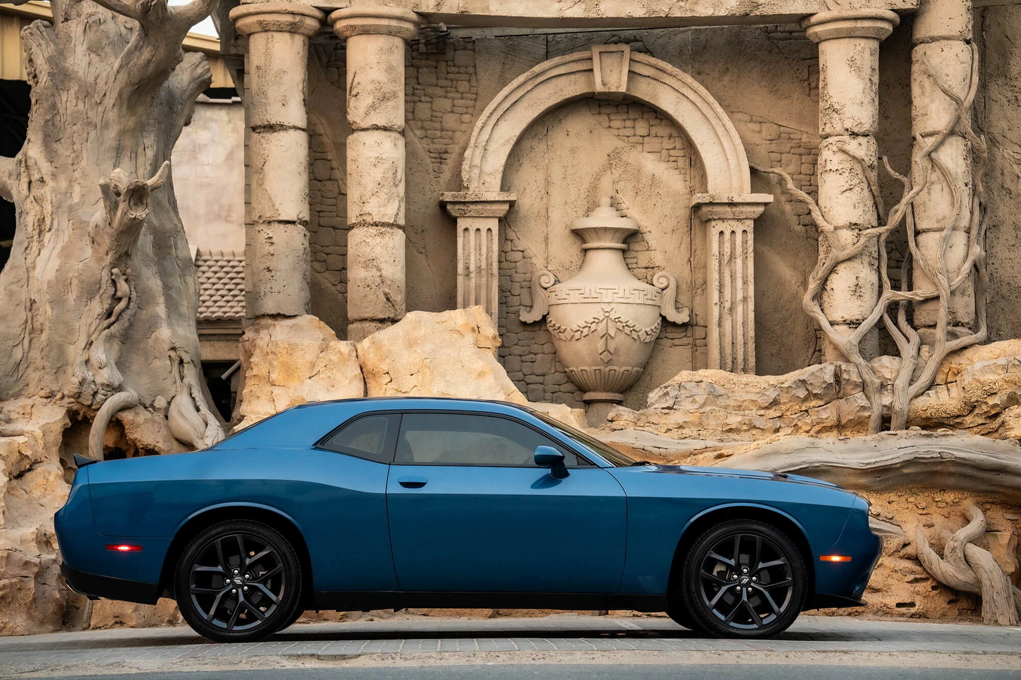 Dodge Challenger blå