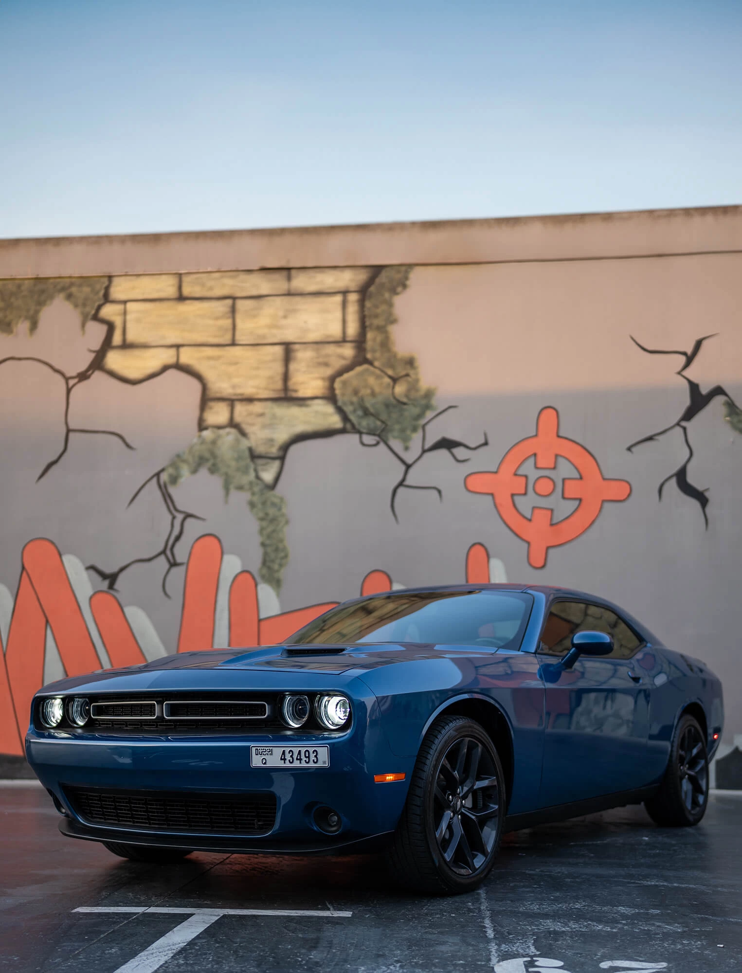 Aluguer de Dodge Challenger no Dubai