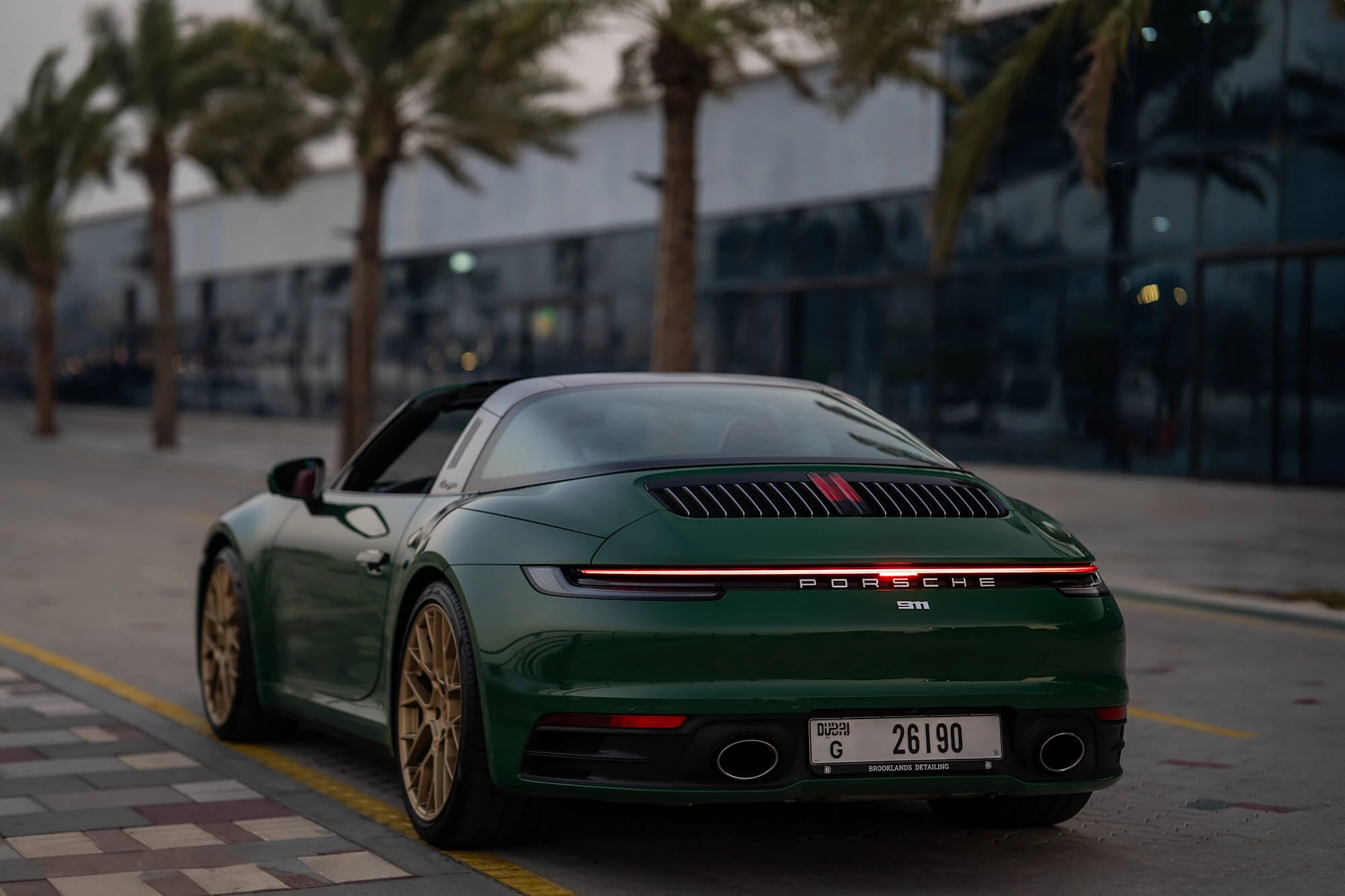 Porsche 911 Targa Yeşil