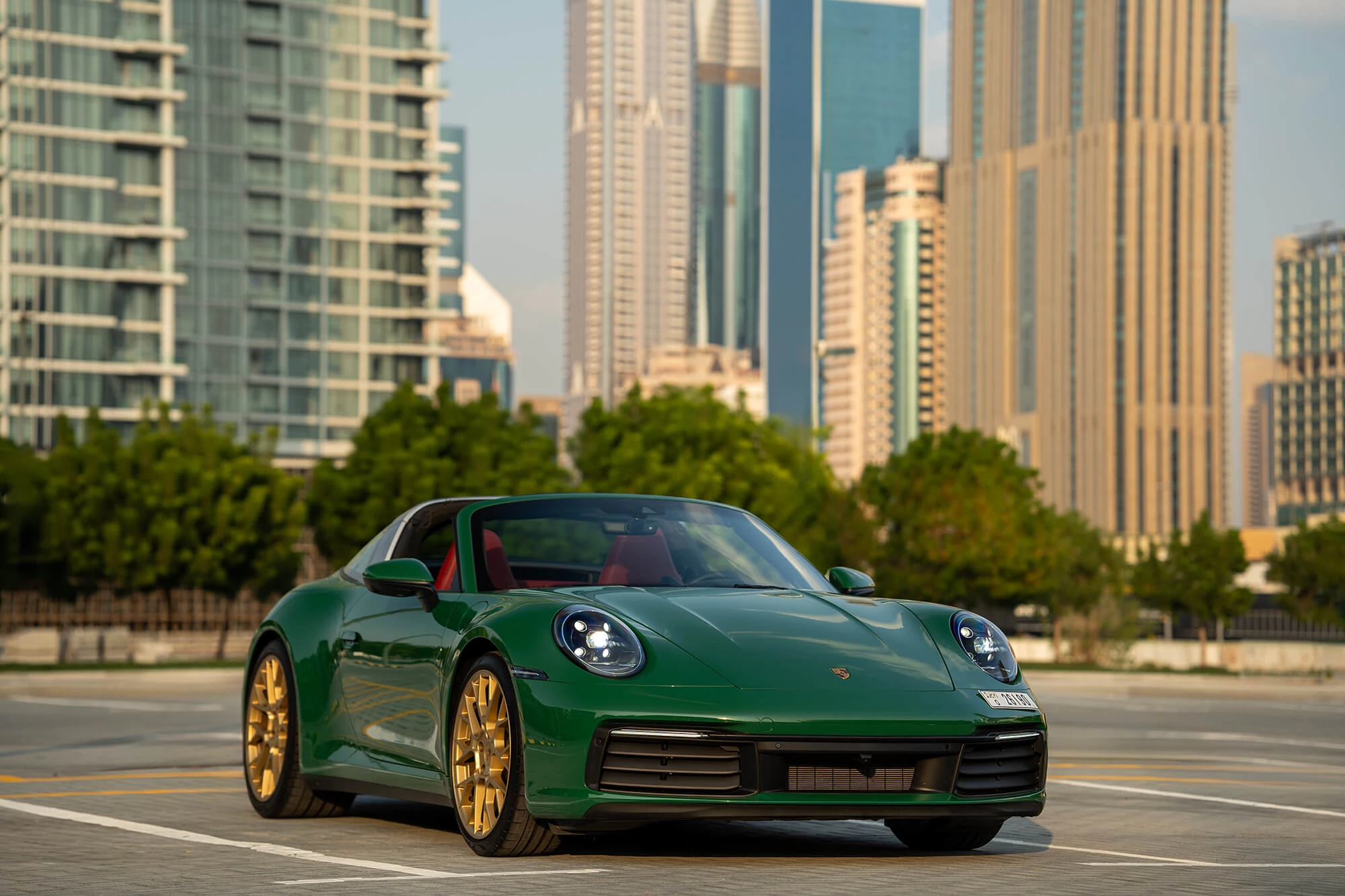 Porsche 911 Targa Green
