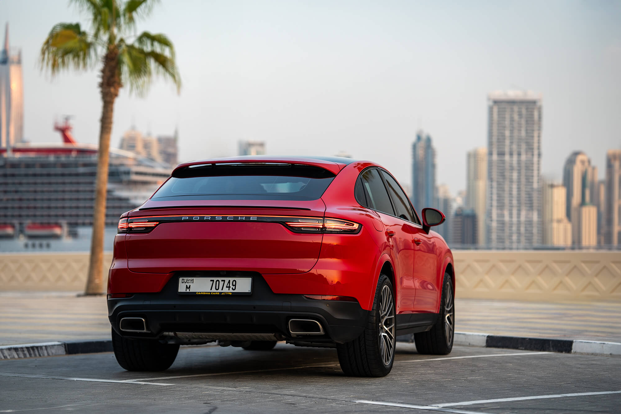 Porsche Cayenne Coupe Red