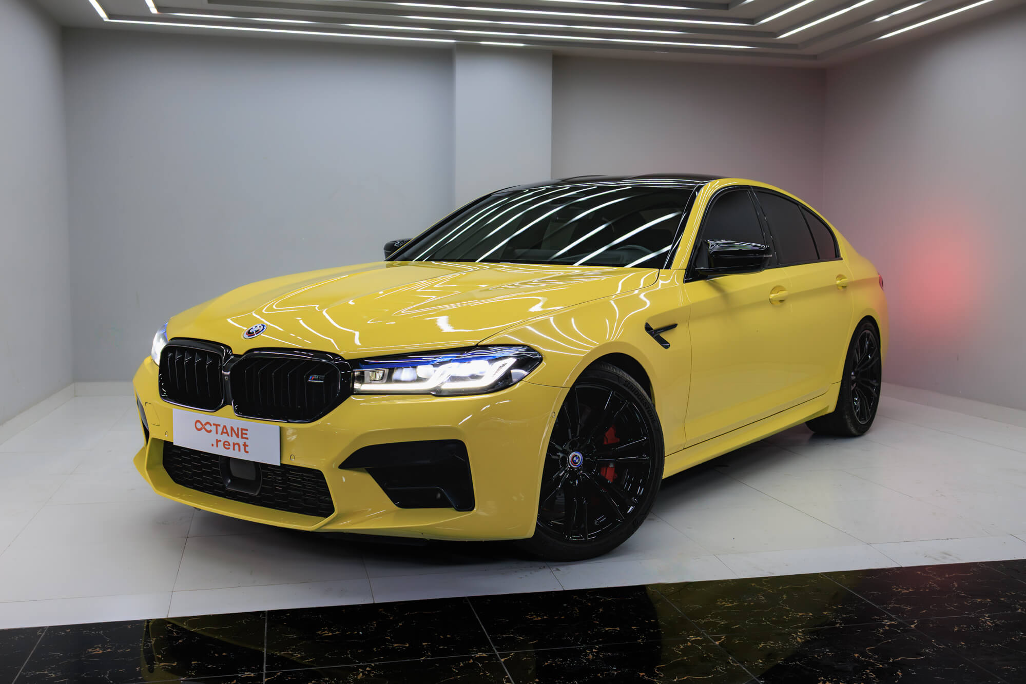 BMW M5 Competition Yellow BMW M5 Competition Yellow